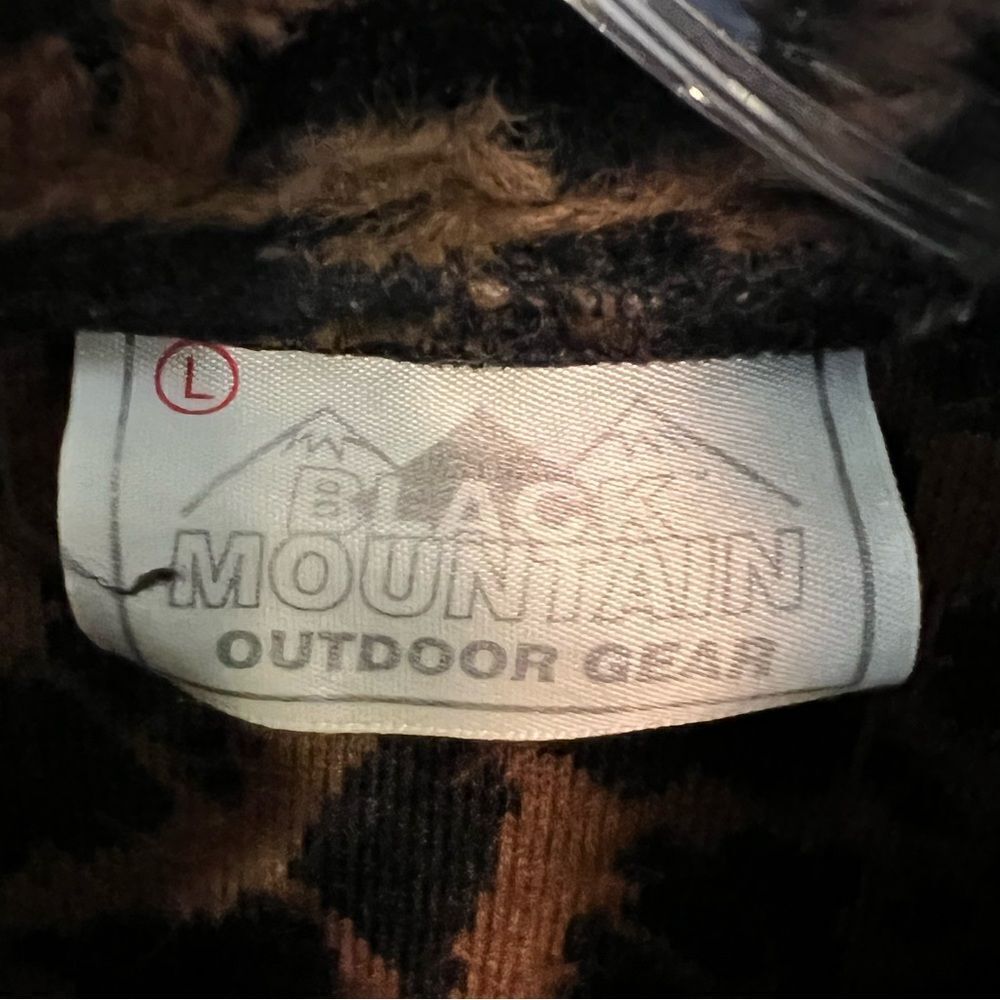 Black Mountain Outdoor Gear Animal Print Faux Fur Coat - Picture 8 of 13